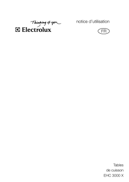 Electrolux EHC3000X Manuel utilisateur