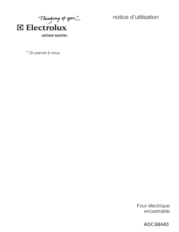 AOC68440X  FR   ENV0 | AOC68440A  FR   ENV0 | AOC68440W  FR   ENV0 | ARTHUR MARTIN ELECTROLUX AOC68440K  FR   ENV0 Manuel utilisateur | Fixfr