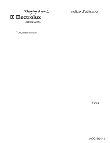 ARTHUR MARTIN ELECTROLUX AOC69441X Manuel utilisateur | Fixfr