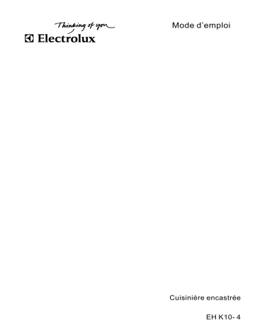 Electrolux EHK10-4 Manuel utilisateur | Fixfr