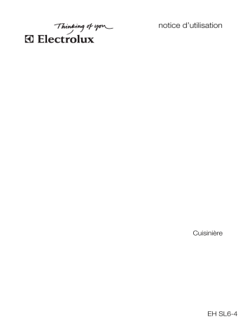 EHSL6-4CN | EHSL6-4WE | Electrolux EHSL6-4SP Manuel utilisateur | Fixfr