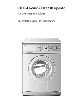 AEG LAV82730-W Manuel utilisateur