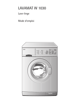 AEG LAVW1030-W Manuel utilisateur