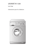 AEG LAVW1230-W Manuel utilisateur