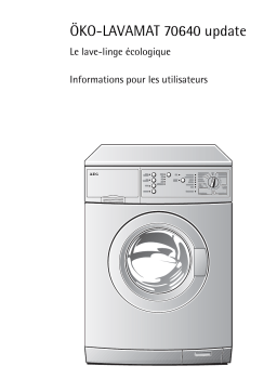 AEG LAV70640 Manuel utilisateur