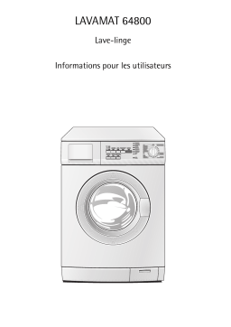 Aeg-Electrolux LAV64800 Manuel utilisateur