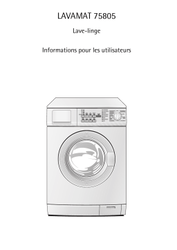 Aeg-Electrolux LAV75805 Manuel utilisateur