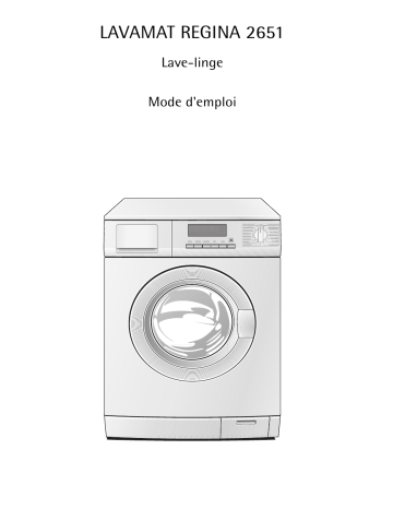 Aeg-Electrolux LAVREGINA2651 Manuel utilisateur | Fixfr