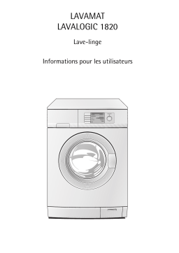 Aeg-Electrolux LAVALOGIC1820 Manuel utilisateur