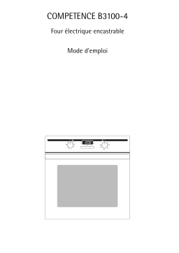 Aeg-Electrolux B3100-4-M EU R07 Manuel utilisateur