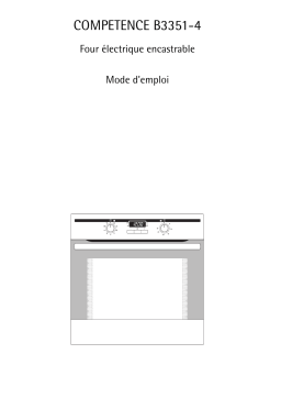 Aeg-Electrolux B3351-4-M DE Manuel utilisateur