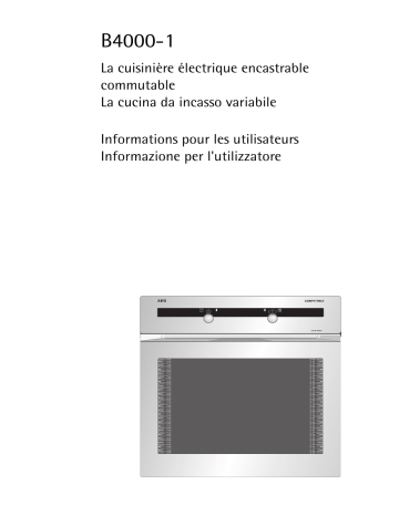 CB4000-1-BCH | CB4000-1-MCH | AEG CB4000-1-WCH Manuel utilisateur | Fixfr