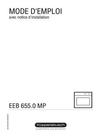 Küppersbusch EEB655.0MP Manuel utilisateur | Fixfr