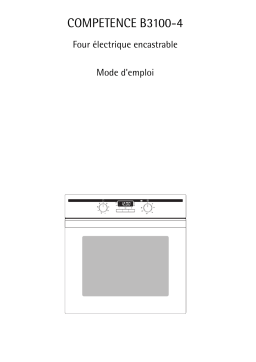 Aeg-Electrolux B3100-4-M  EURO Manuel utilisateur