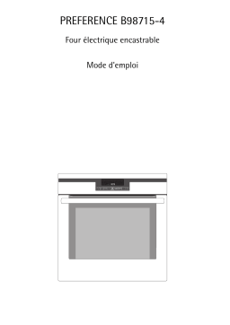 Aeg-Electrolux B98715-4-M R05 Manuel utilisateur