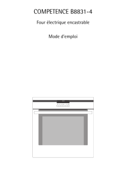 Aeg-Electrolux B8831-4-M EU R05 Manuel utilisateur