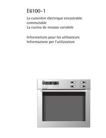 CE6100-1-MCH | CE6100-1-BCH | CE6100-1-WCH | ET-CB6140-1CH(F,I) | ET-CE6100-1CH(F,I) | AEG ET-CB6100-1CH(F,I) Manuel utilisateur | Fixfr