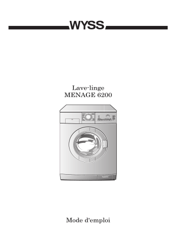 WYSS MENAGE6200 Manuel utilisateur | Fixfr