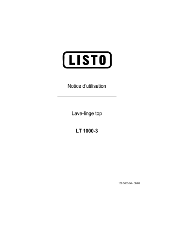 Listo LT1000-3 Manuel utilisateur | Fixfr