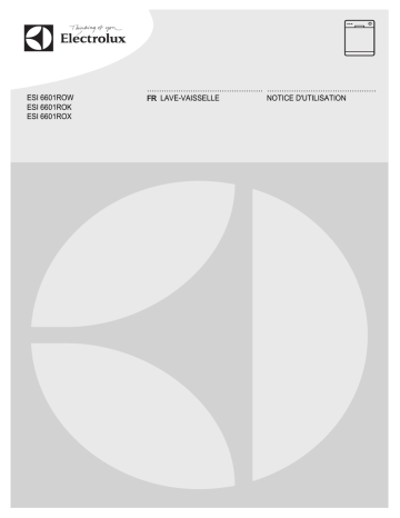 ESI6601ROX | ESI6601ROW | Electrolux ESI6601ROK Manuel utilisateur | Fixfr