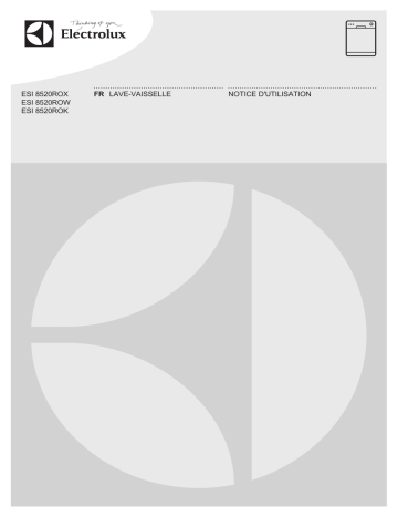 ESI8520ROX | ESI8520ROW | Electrolux ESI8520ROK Manuel utilisateur | Fixfr