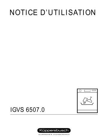 Küppersbusch IGVS6507.0 Manuel utilisateur | Fixfr