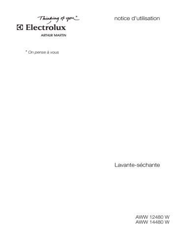 AWW12480W | ARTHUR MARTIN ELECTROLUX AWW14480W Manuel utilisateur | Fixfr