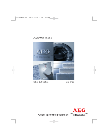Aeg-Electrolux L75655 Manuel utilisateur | Fixfr