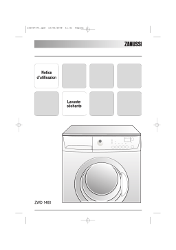 Zanussi ZWD1460 Manuel utilisateur