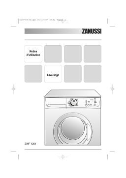 Zanussi ZWF1201 Manuel utilisateur