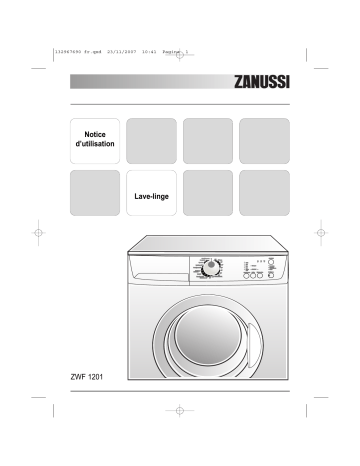 Zanussi ZWF1201 Manuel utilisateur | Fixfr