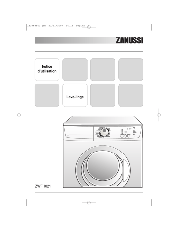 Zanussi ZWF1021 Manuel utilisateur | Fixfr