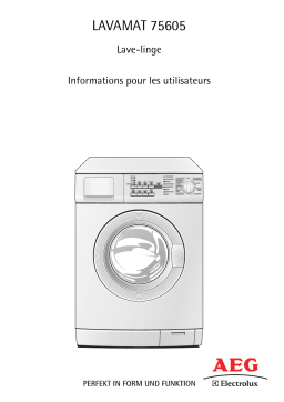AEG LAVAMAT 75605 Manuel d'utilisation | Chat IA