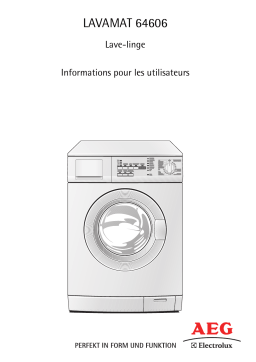 Aeg-Electrolux L64606 Manuel utilisateur