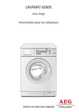 Aeg-Electrolux L62605 Manuel utilisateur