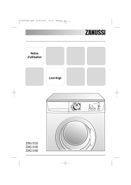 Zanussi ZWG5120 Manuel utilisateur