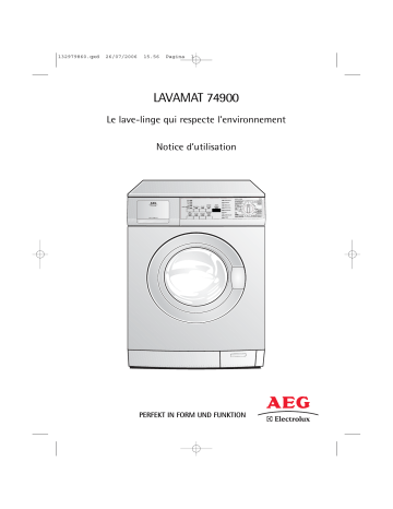 Aeg-Electrolux L74900 Manuel utilisateur | Fixfr