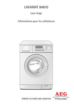 Aeg-Electrolux L84810 Manuel utilisateur