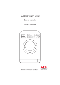 Aeg-Electrolux L16825 Manuel utilisateur