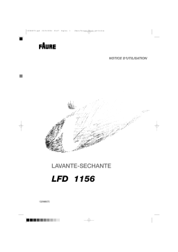 Faure LFD1156 Manuel utilisateur