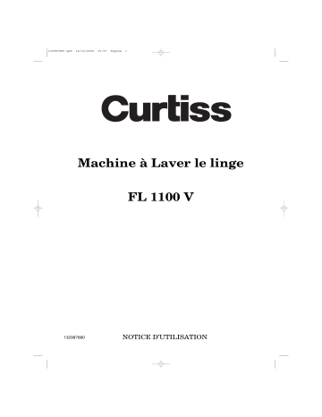 Curtiss FL1100V Manuel utilisateur | Fixfr