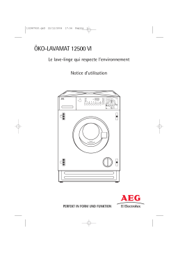 Aeg-Electrolux LAV12500VI Manuel utilisateur