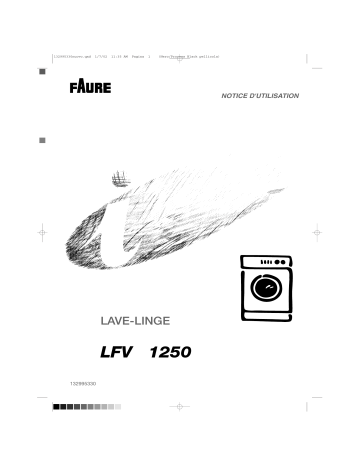 LFV1150 | Faure LFV1250 Manuel utilisateur | Fixfr