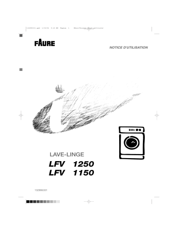 LFV1150 | Faure LFV1250 Manuel utilisateur | Fixfr