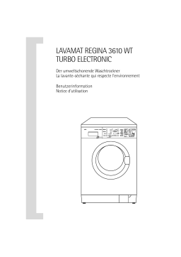 AEG REG3610WT Manuel utilisateur