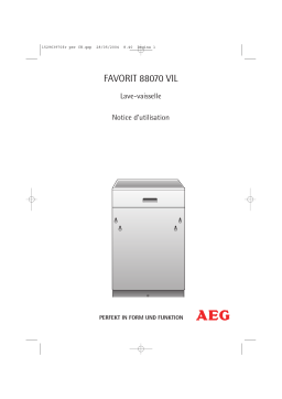 AEG F88070VIL Manuel utilisateur