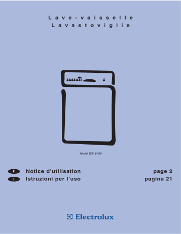 ESI6180U | ESI6180K | Electrolux ESI6180X Manuel utilisateur | Fixfr