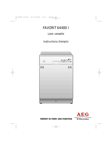 F64480I-M | F64480I-B | Aeg-Electrolux F64480I-W Manuel utilisateur | Fixfr