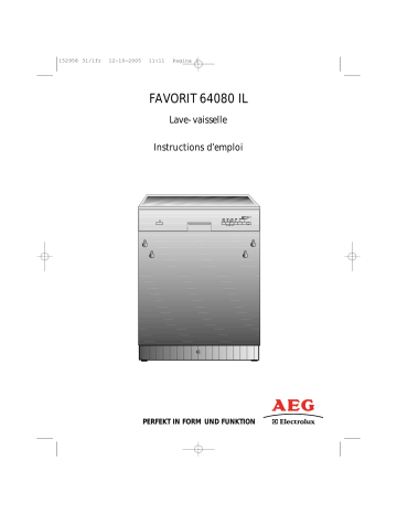 Aeg-Electrolux F64080IL-M Manuel utilisateur | Fixfr