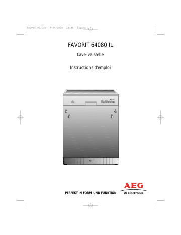 F64080ILW | F64080ILM | Aeg-Electrolux F64080ILB Manuel utilisateur | Fixfr